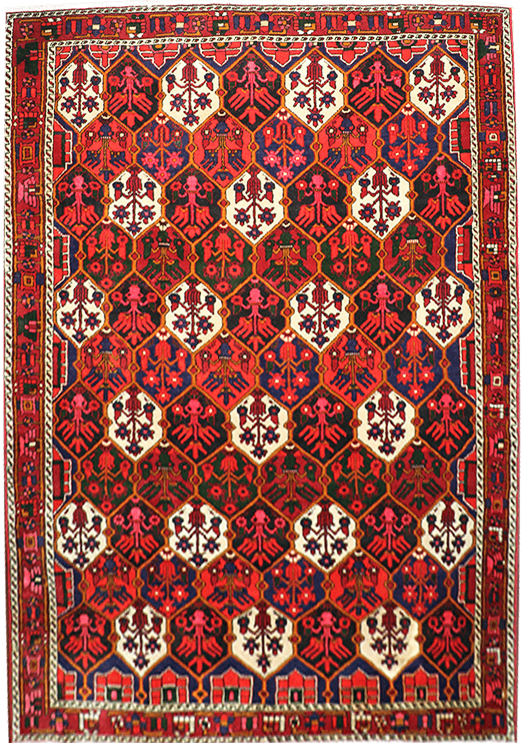 Bakhtiari Wool Rug 9.8′ x 6.6′