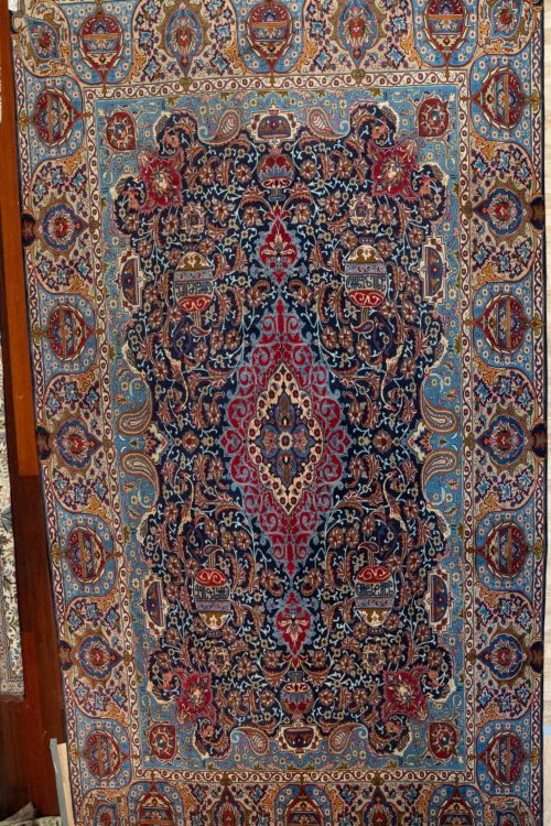 Kashan Wool Rug 9.8’x12.8′