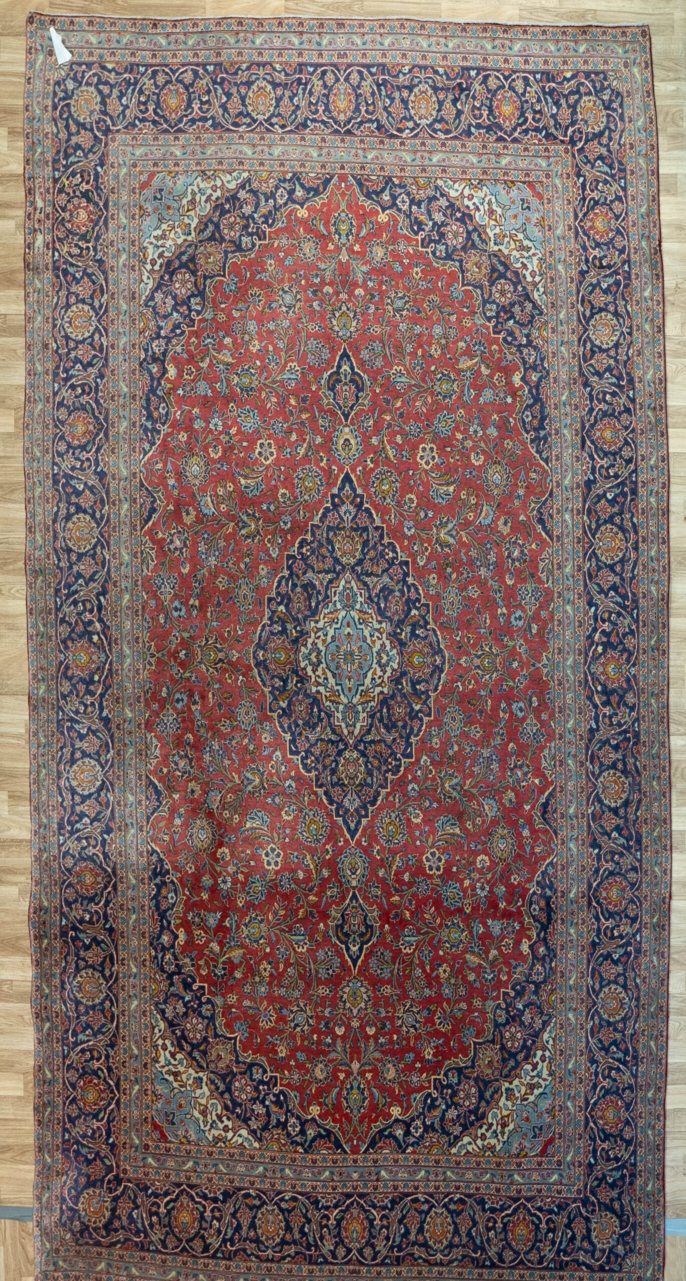 Kashan Kurk Wool Rug 8.1’x11.10′