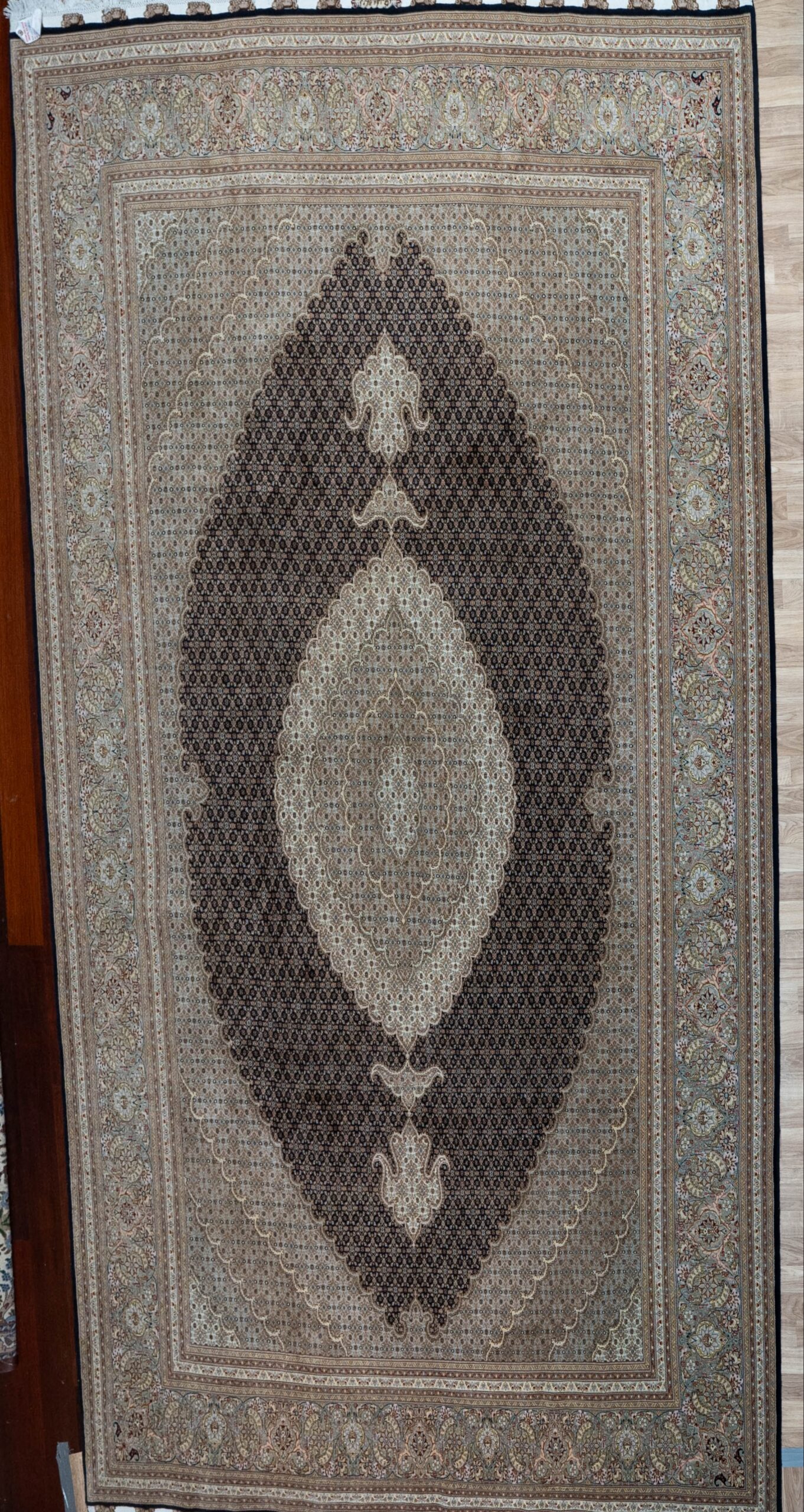 Tabriz Wool Silk Rug 8.4’x11.7′