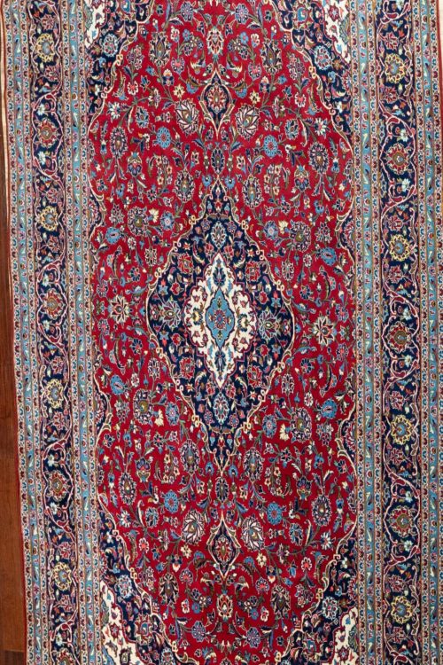 Kashan Wool Rug 8.1’x12.4′