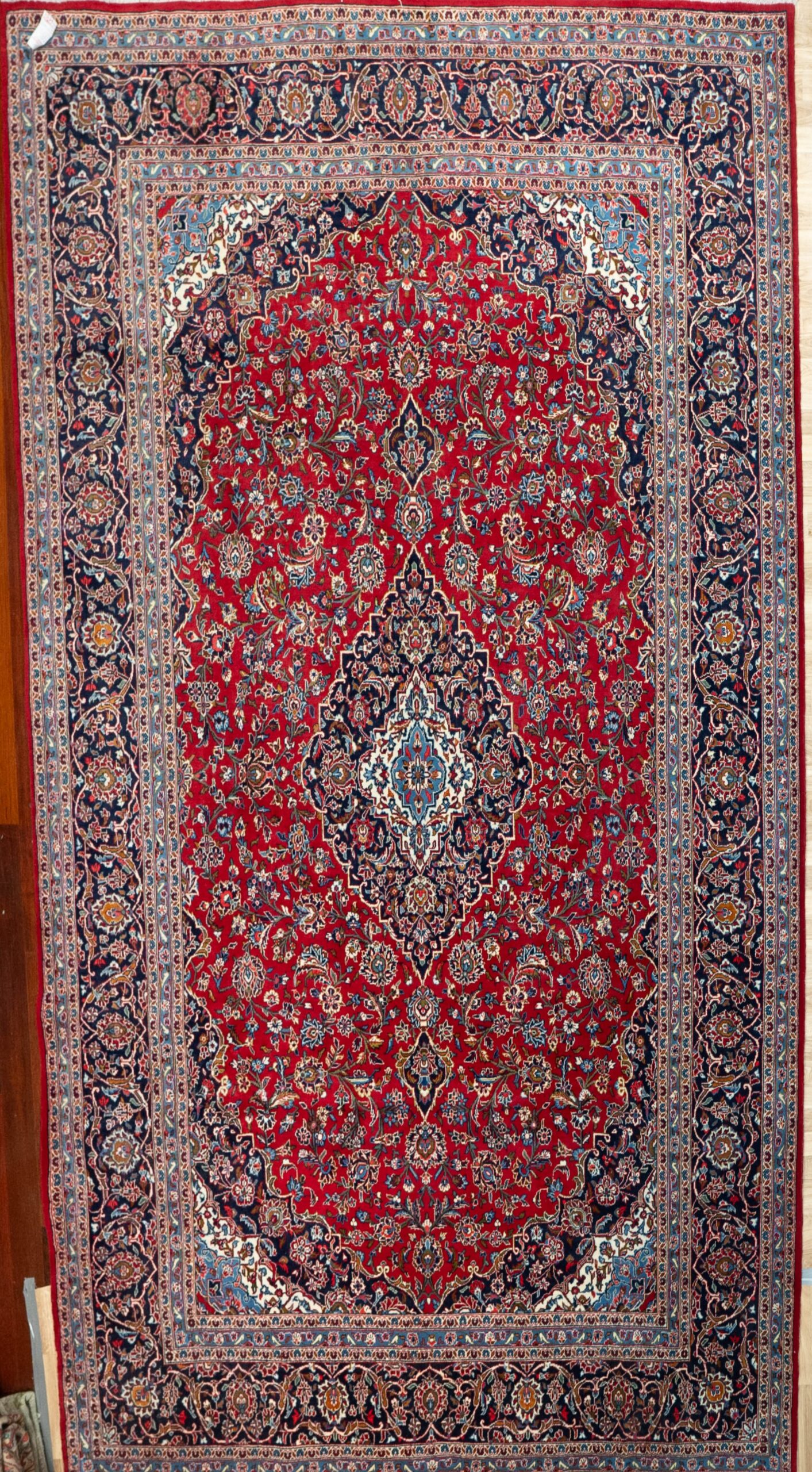Kashan Wool Rug 9.7’x12.11′