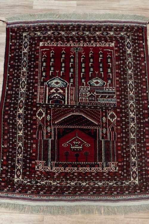 Turkmen Wool Rug 3.10×3.10