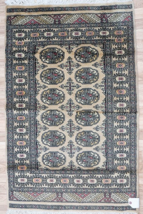 Bokhara Wool Rug 2.6×4.4