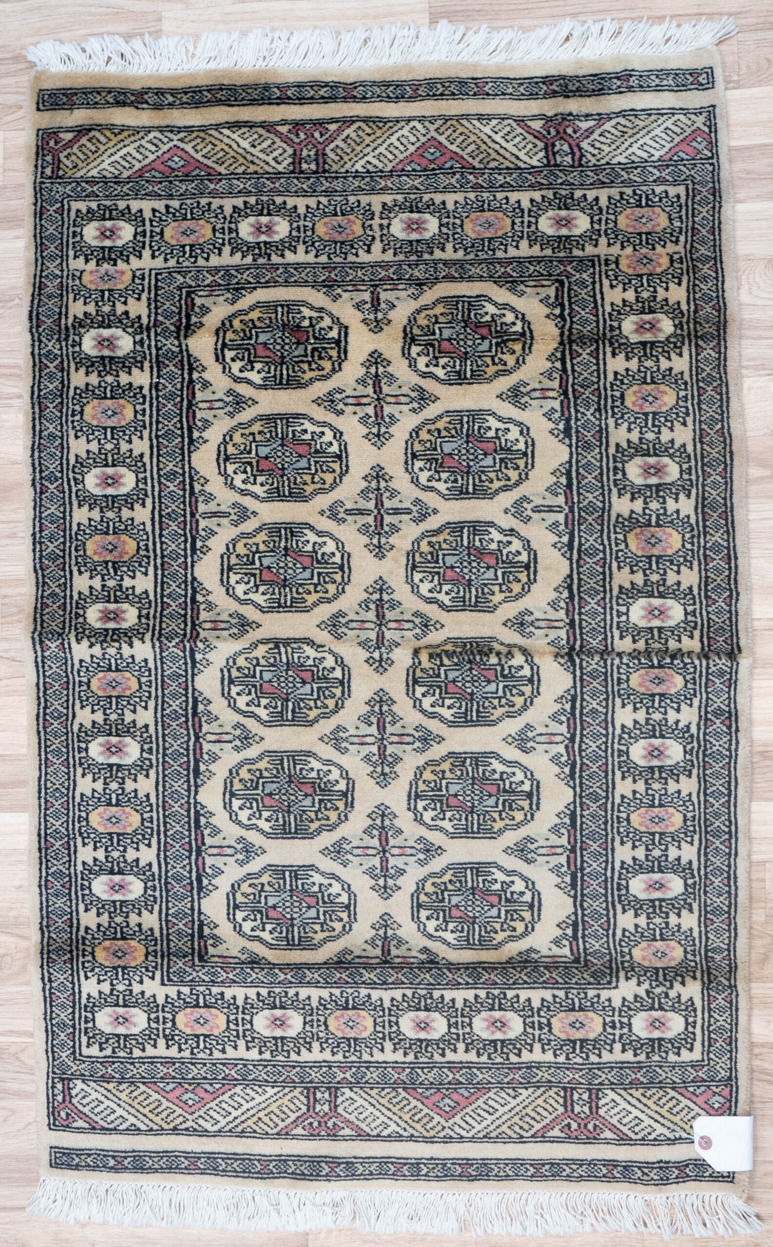 Bokhara Wool Rug 2.6×4.4