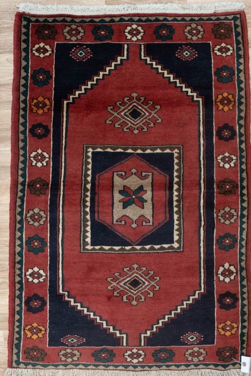 Hamadan Wool Rug 4.3×3.1