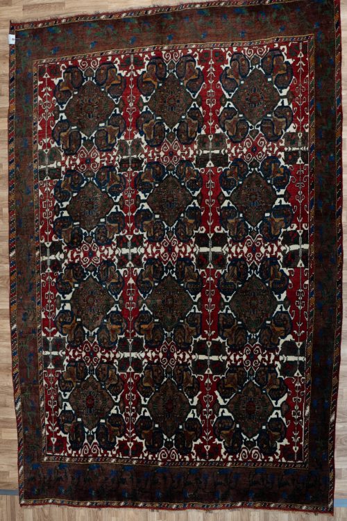 Qashqai Wool Rug 6.4’x9.9′