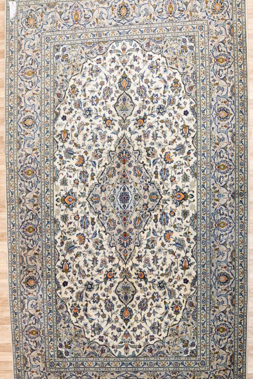 Kashan Wool Rug 6.8×9.6