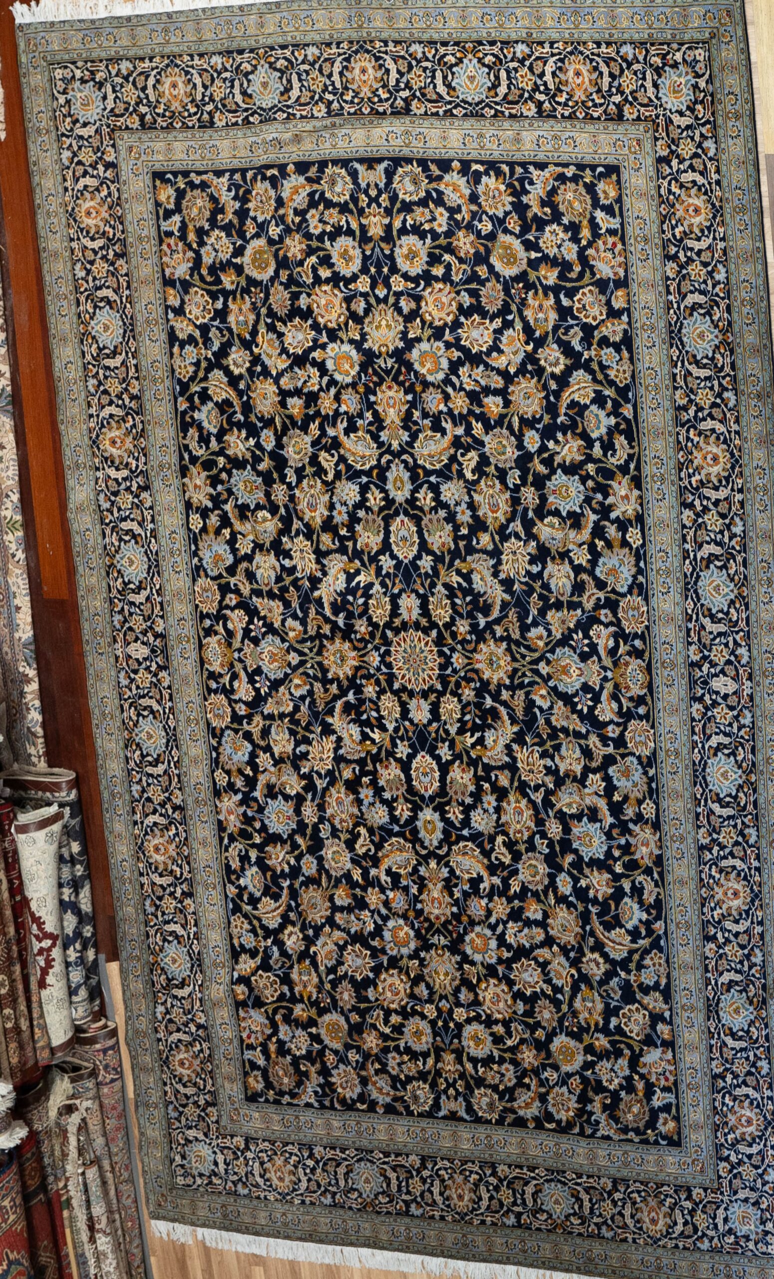 Kashan Wool Rug 10.5’x13.9′