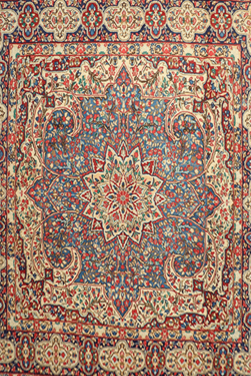 Kerman Kurk Wool 6.8′ x 6.8′