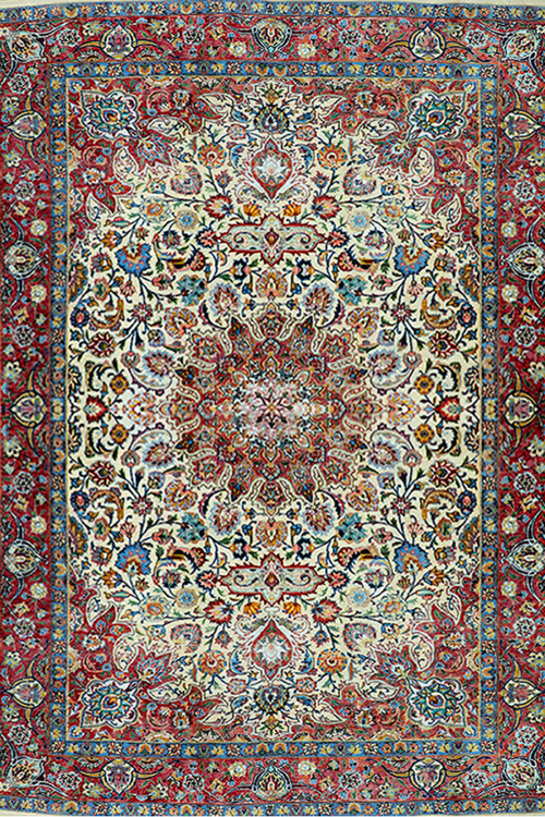 Antique Persian Saber 1200 Knots 6.4′ x 4.2′