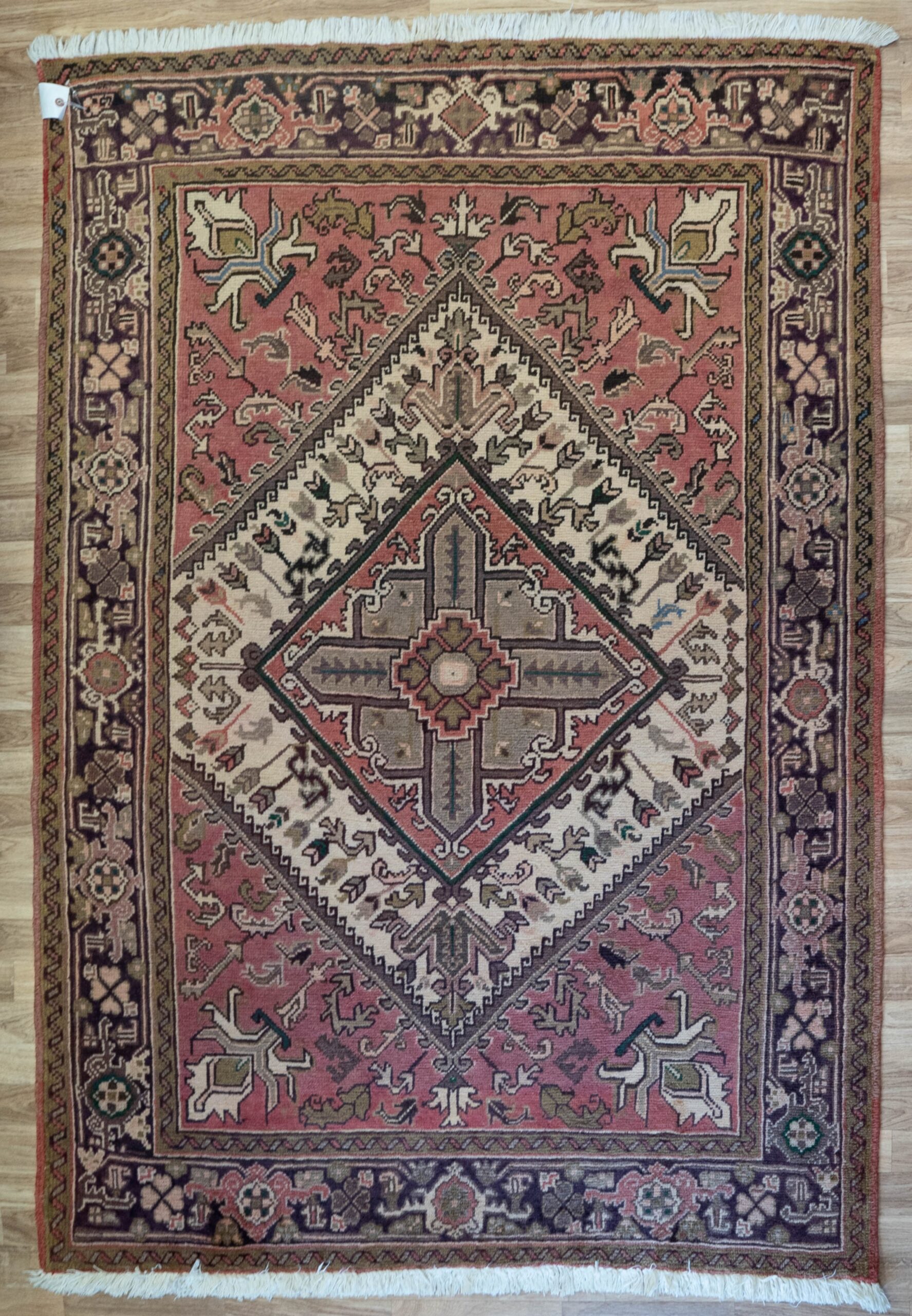 Heriz Wool rug 4.9’x6.8′