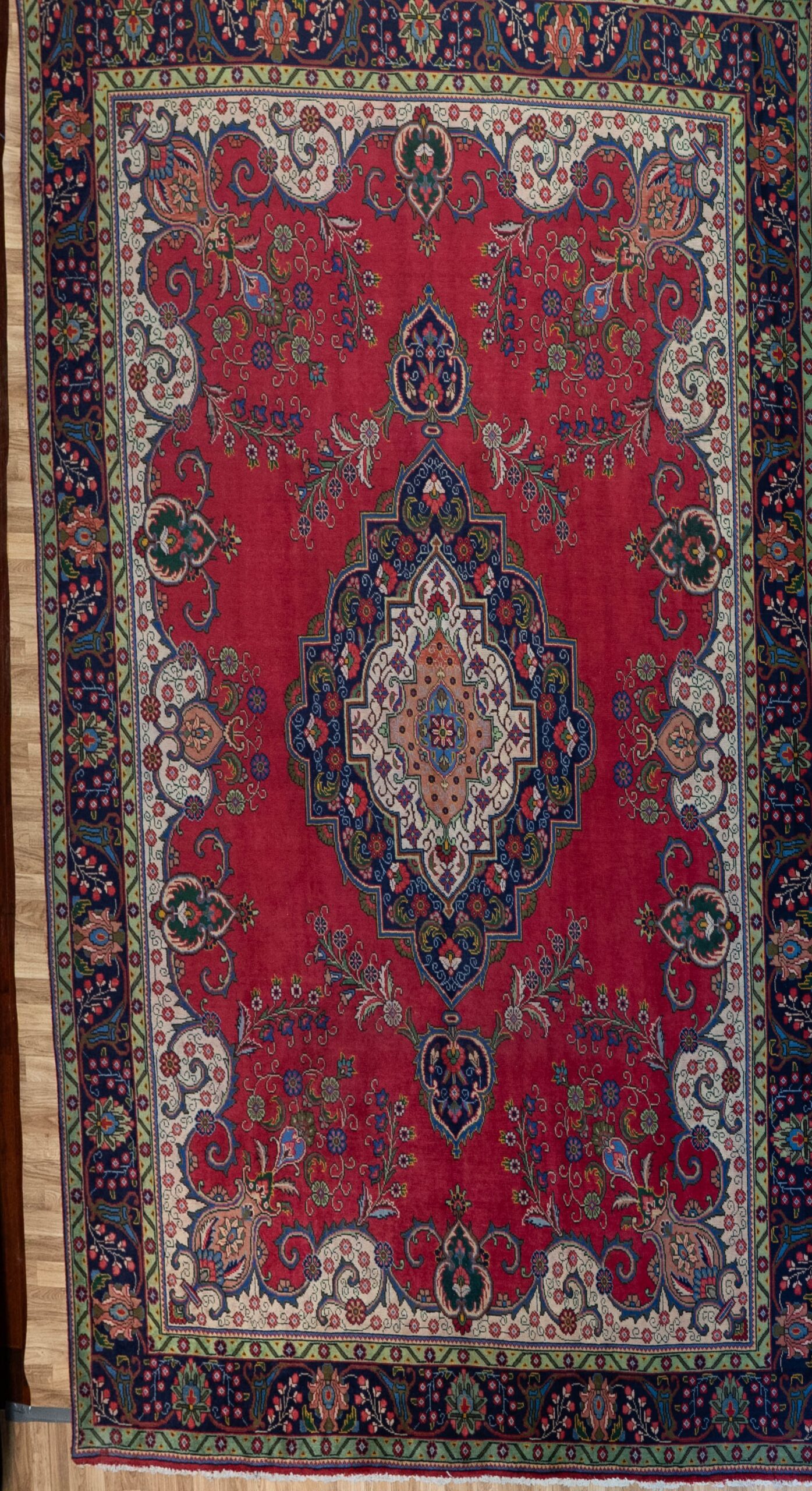 Tabriz Wool Rug 9.8’x12.9′