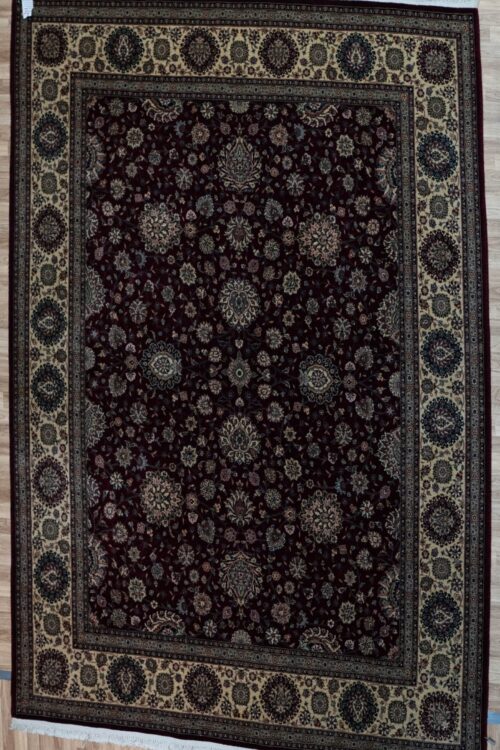 Kashan Wool Pile Rug 8’x10′