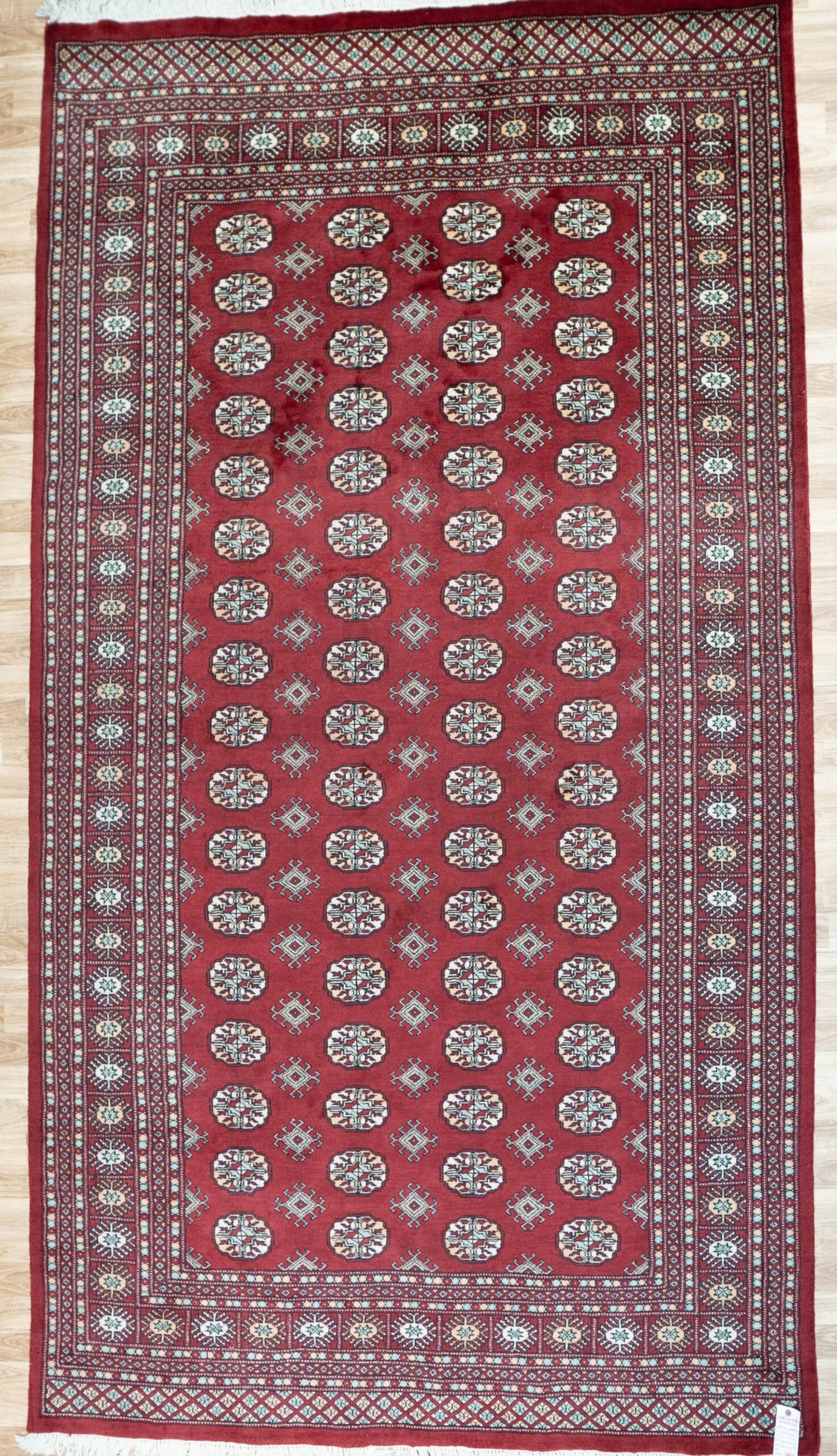 Bokhara Wool Pile Rug 6’x9′