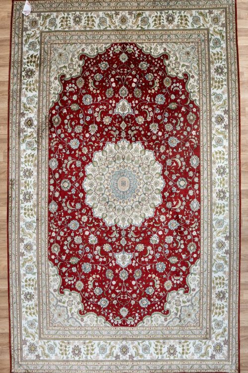 Kashan Wool Rug12.9×9.8
