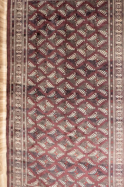 Turkmen Wool Rug 9.0×12.0
