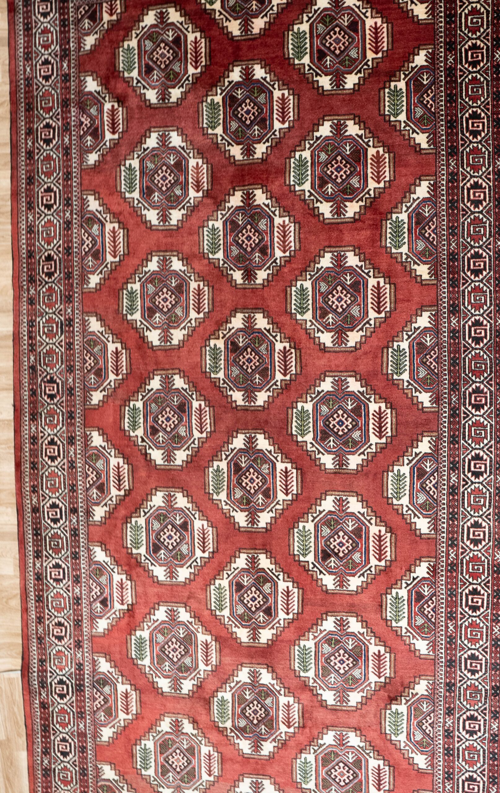 Turkmen Wool Rug 7.5×12.0