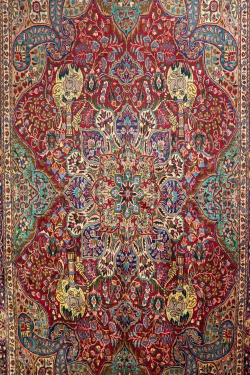 Tabriz Wool Rug 13.0×9.8