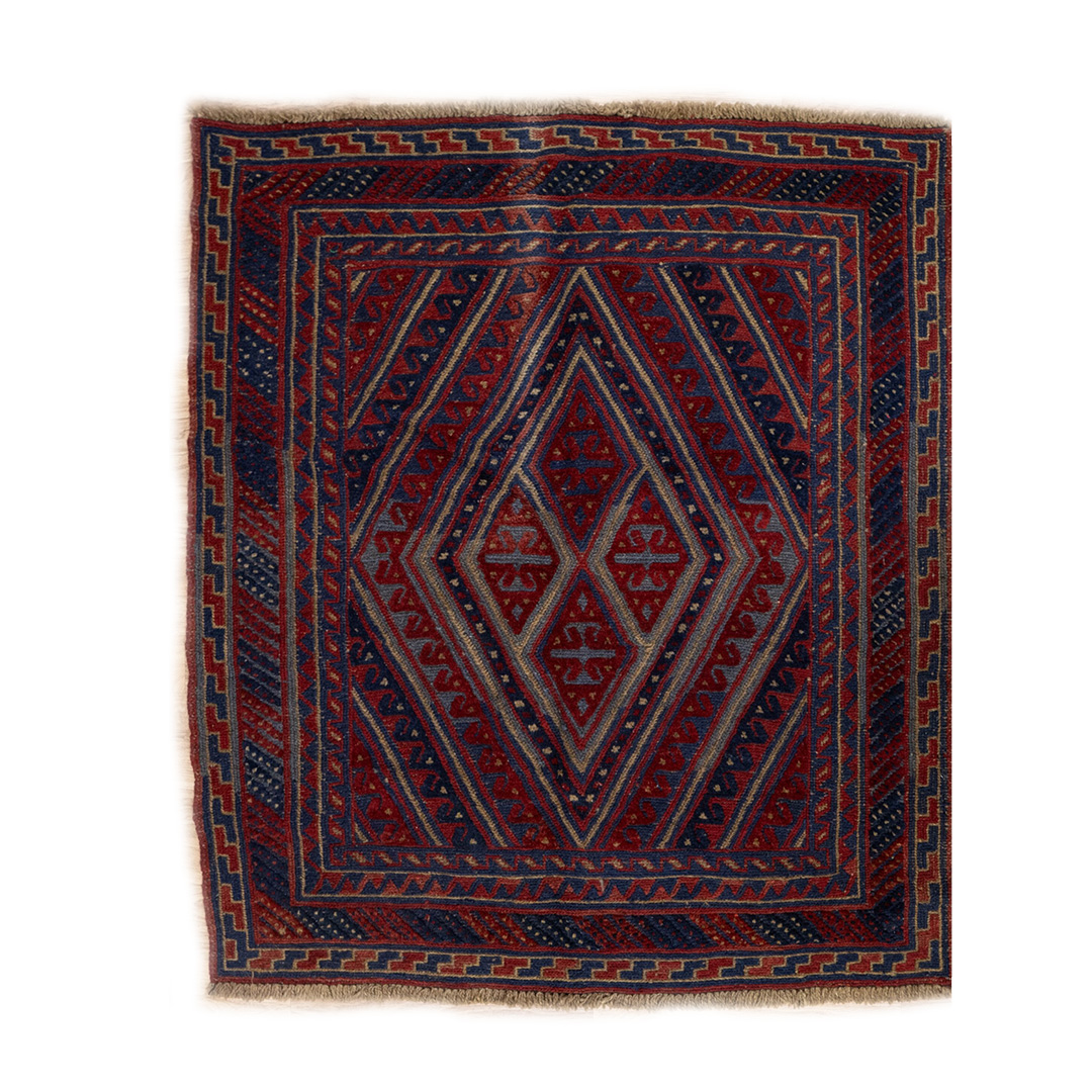 Baluch Wool Rug 3.1'x3.7'