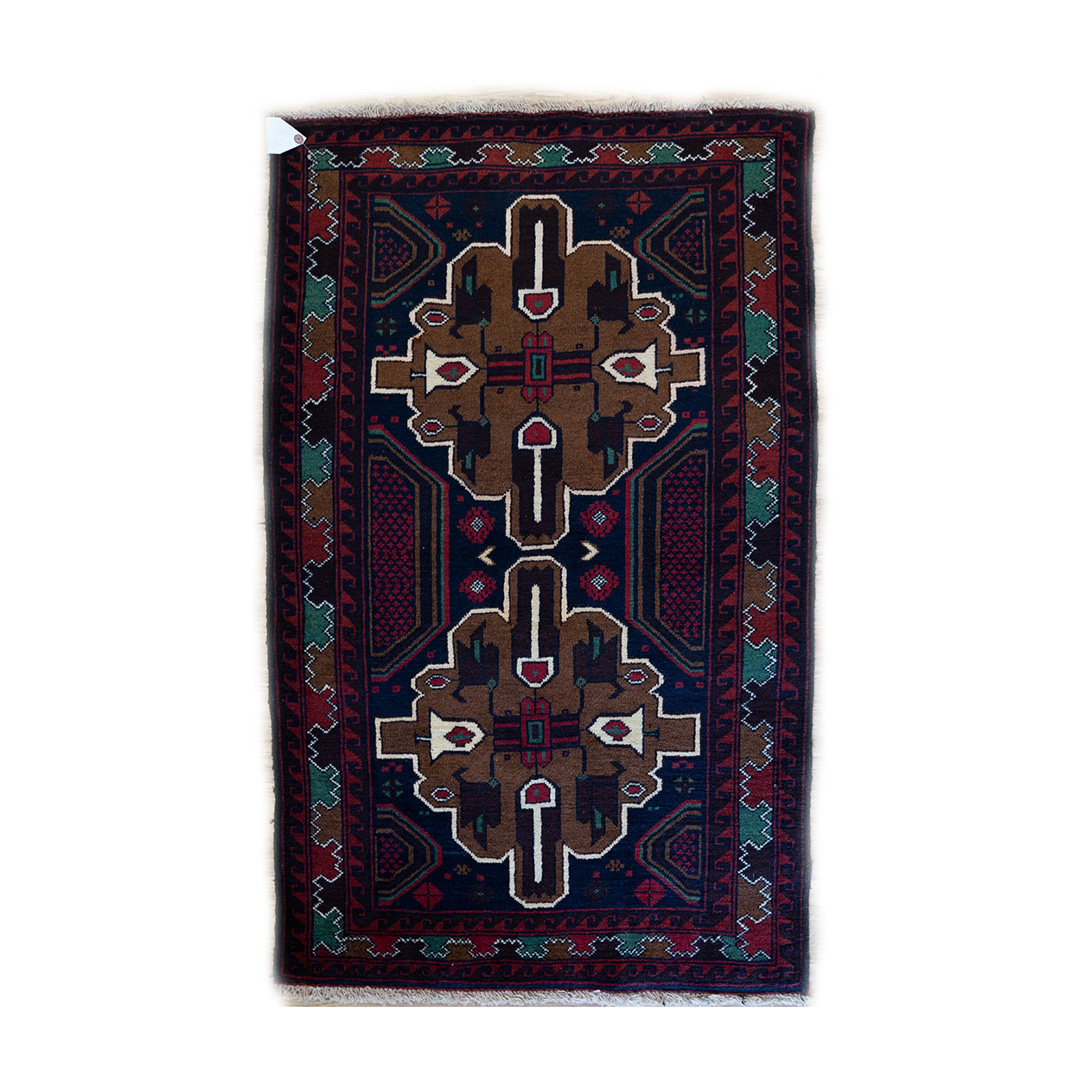 Baluch Wool Rug 2.8'x4.6'