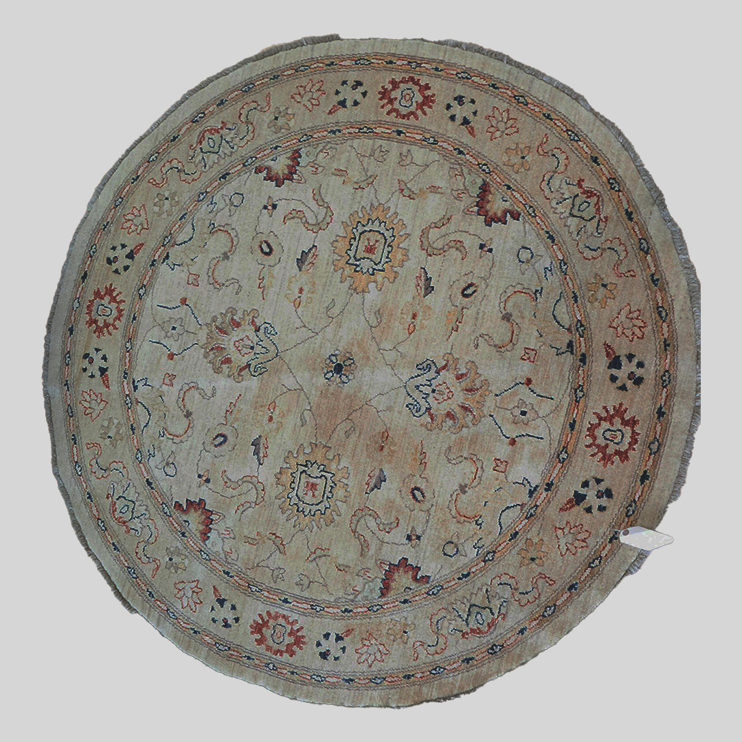Chobi Wool Rug 5'x5'