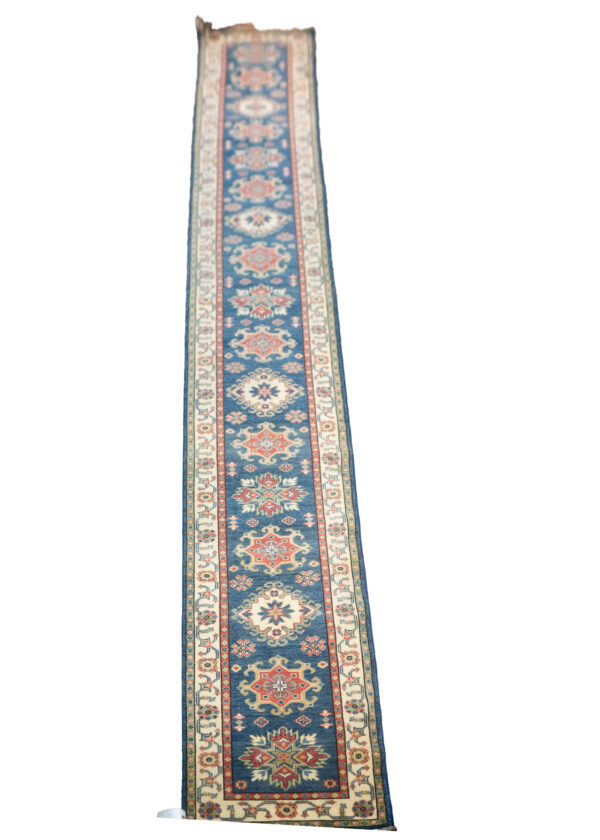 Kazak Wool Runner 2.2x15.0