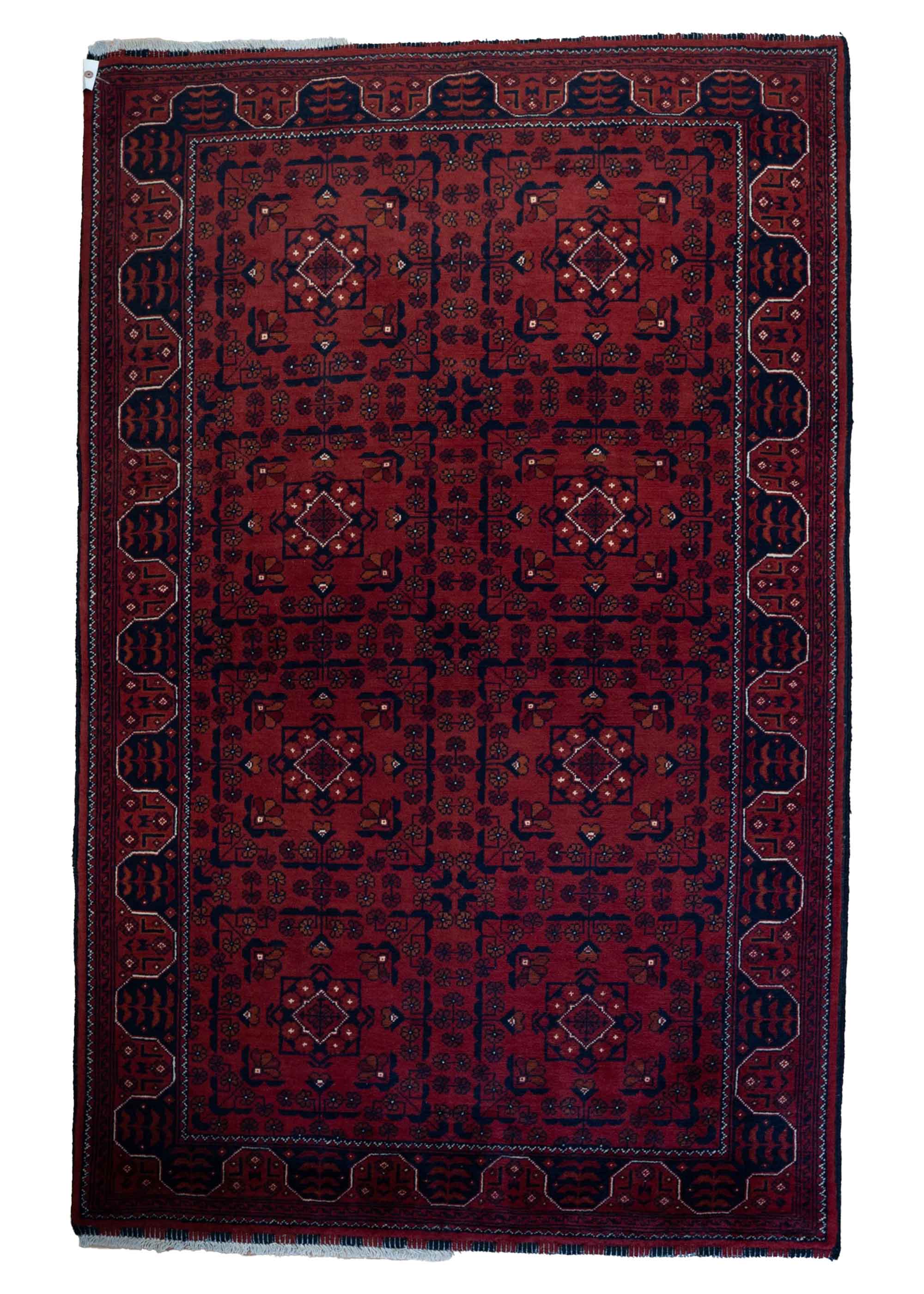 Khal Mohammadi Wool Pile Rug 3.11'x6.2'