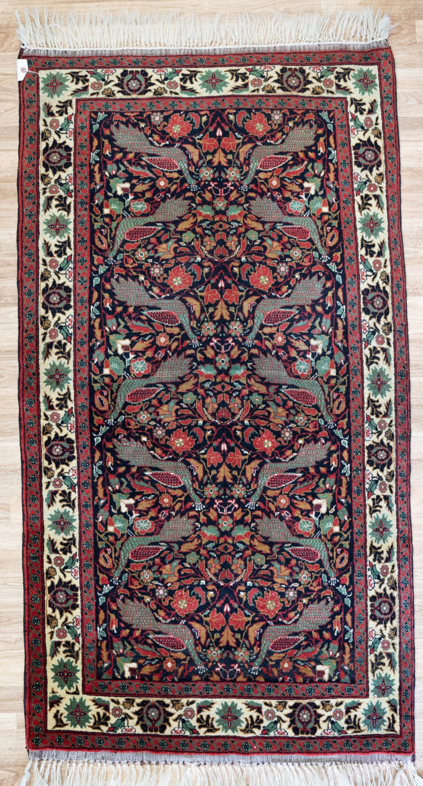 Bokhara Kurk Wool Rug 3.1’x5.1′