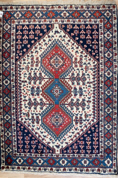 Kazak Wool Rug 3’x5′