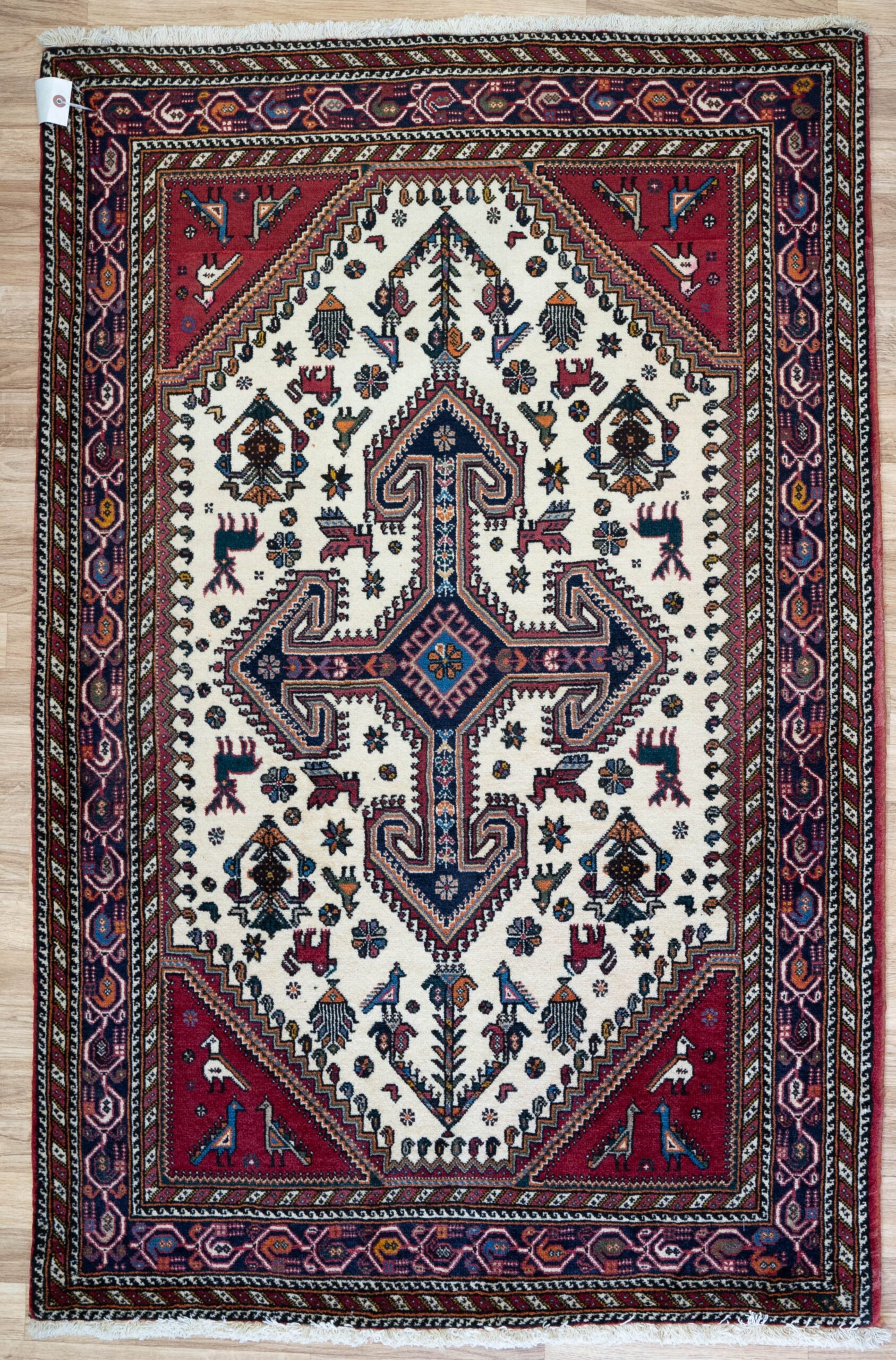 Kashan Wool Rug 3.5’x5.4′