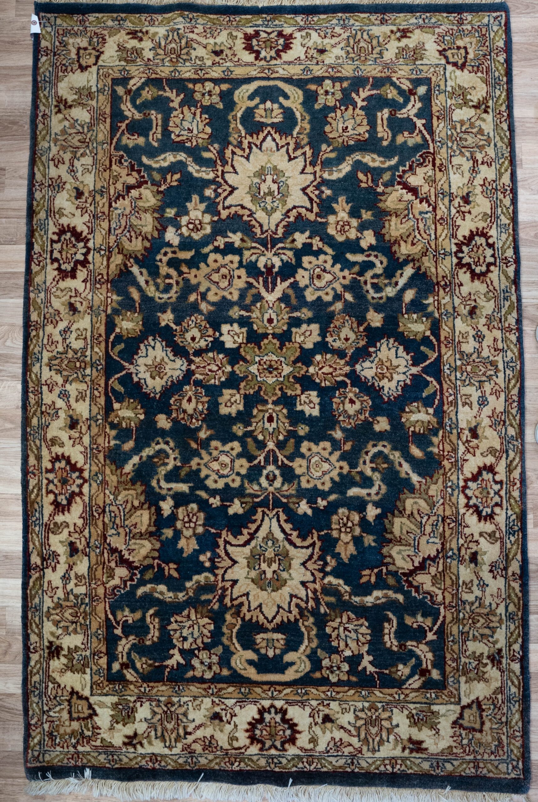 Kashan Wool Rug 4’x6′