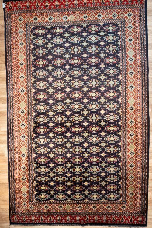 Turkmen Wool Pile Rug 5’x7.5′