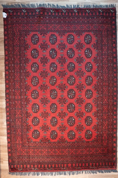 Turkmen Wool pile Rug 4.9’x6′