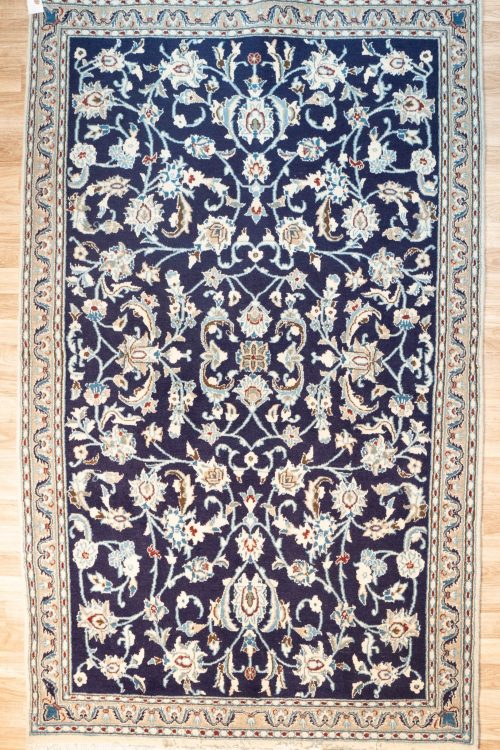 Nain Wool Silk Rug 4.1’x6.5′