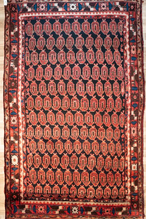 Hamadan Wool Pile rug 4.4’x6.8′