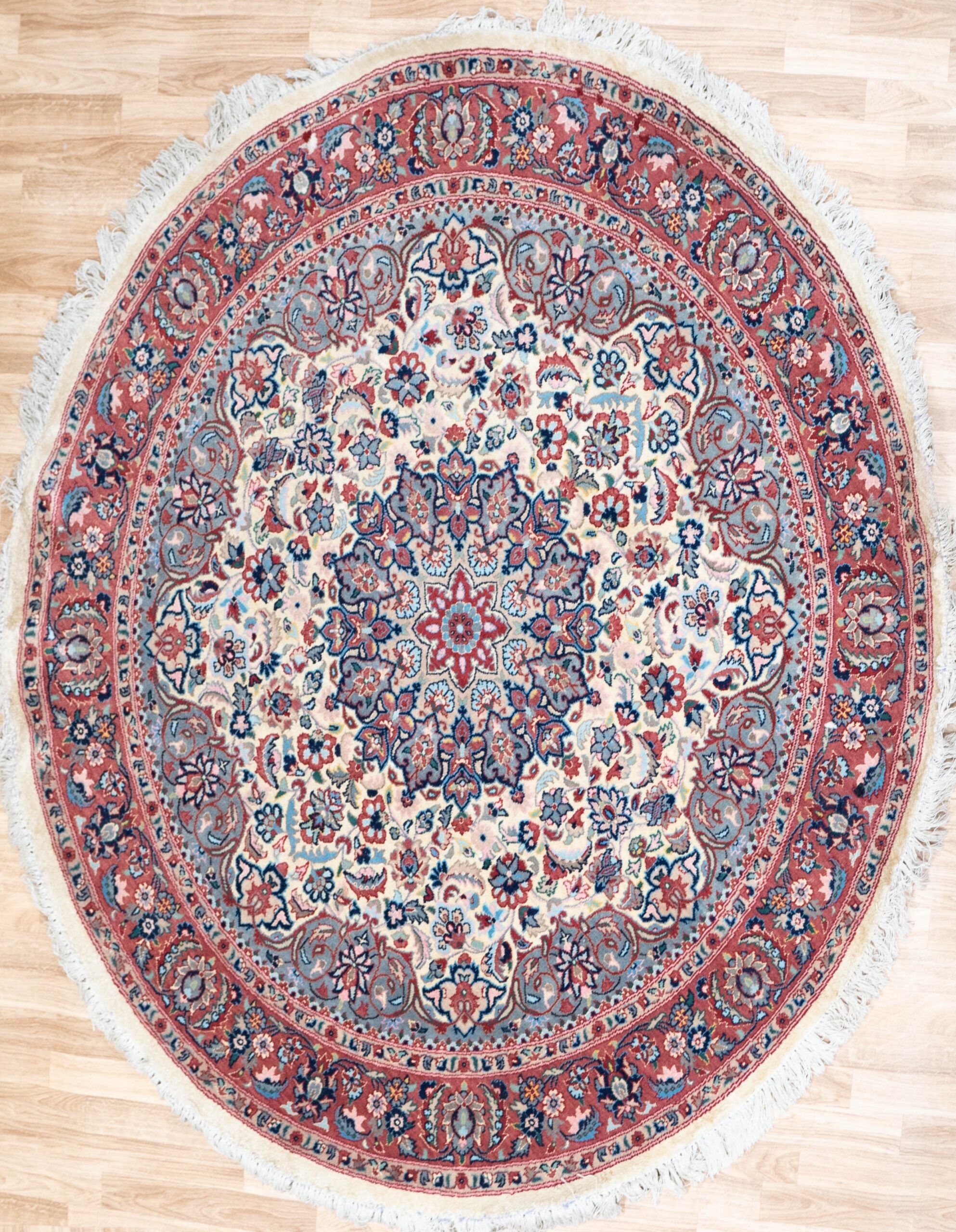 Tabriz Wool Rug 6.6×6.6
