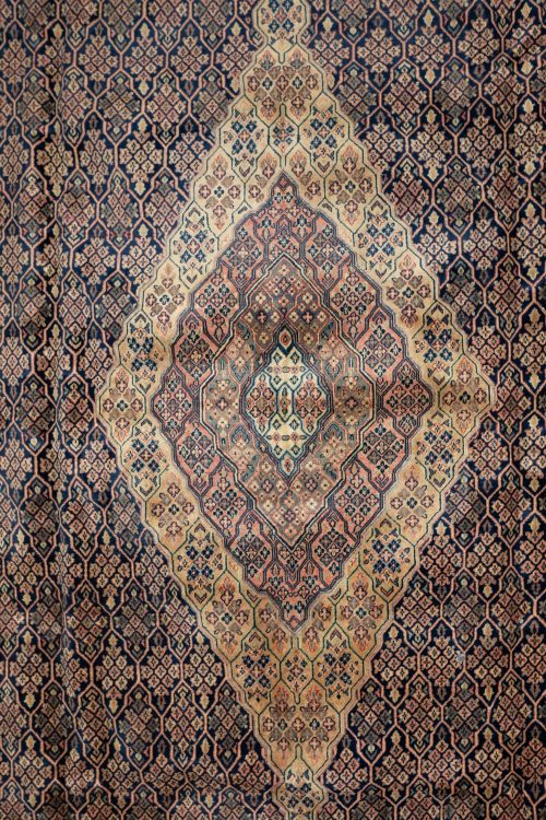 Hamadan Wool Rug 18.4×11.8