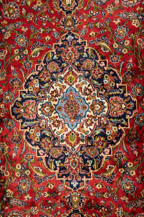Kashan Wool Rug 16.8×11.0