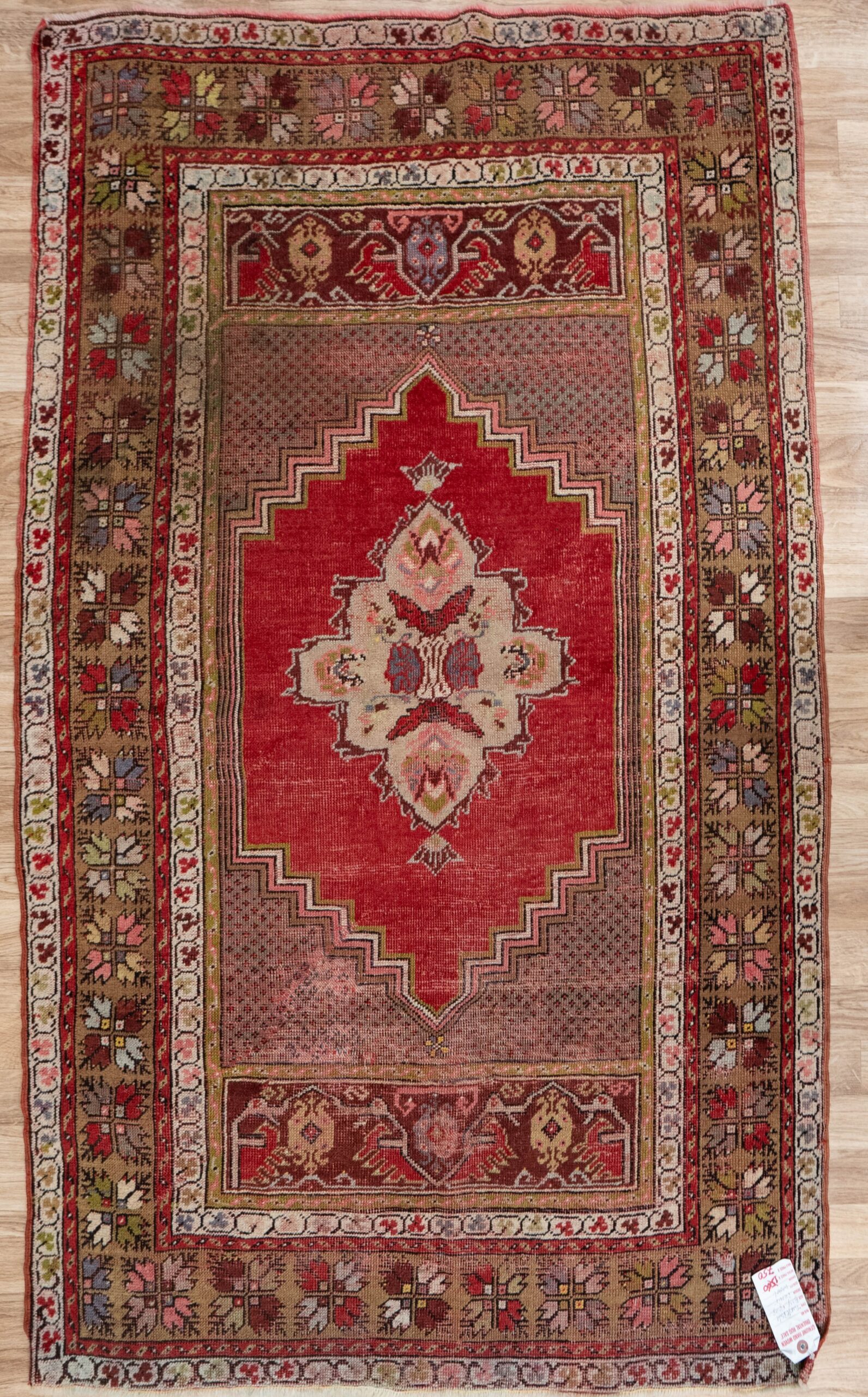 Turkmen Wool Rug 5.4×3.5