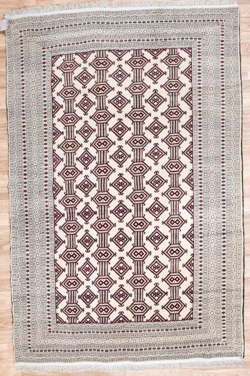 Turkmen Wool Rug 4.0×6.0