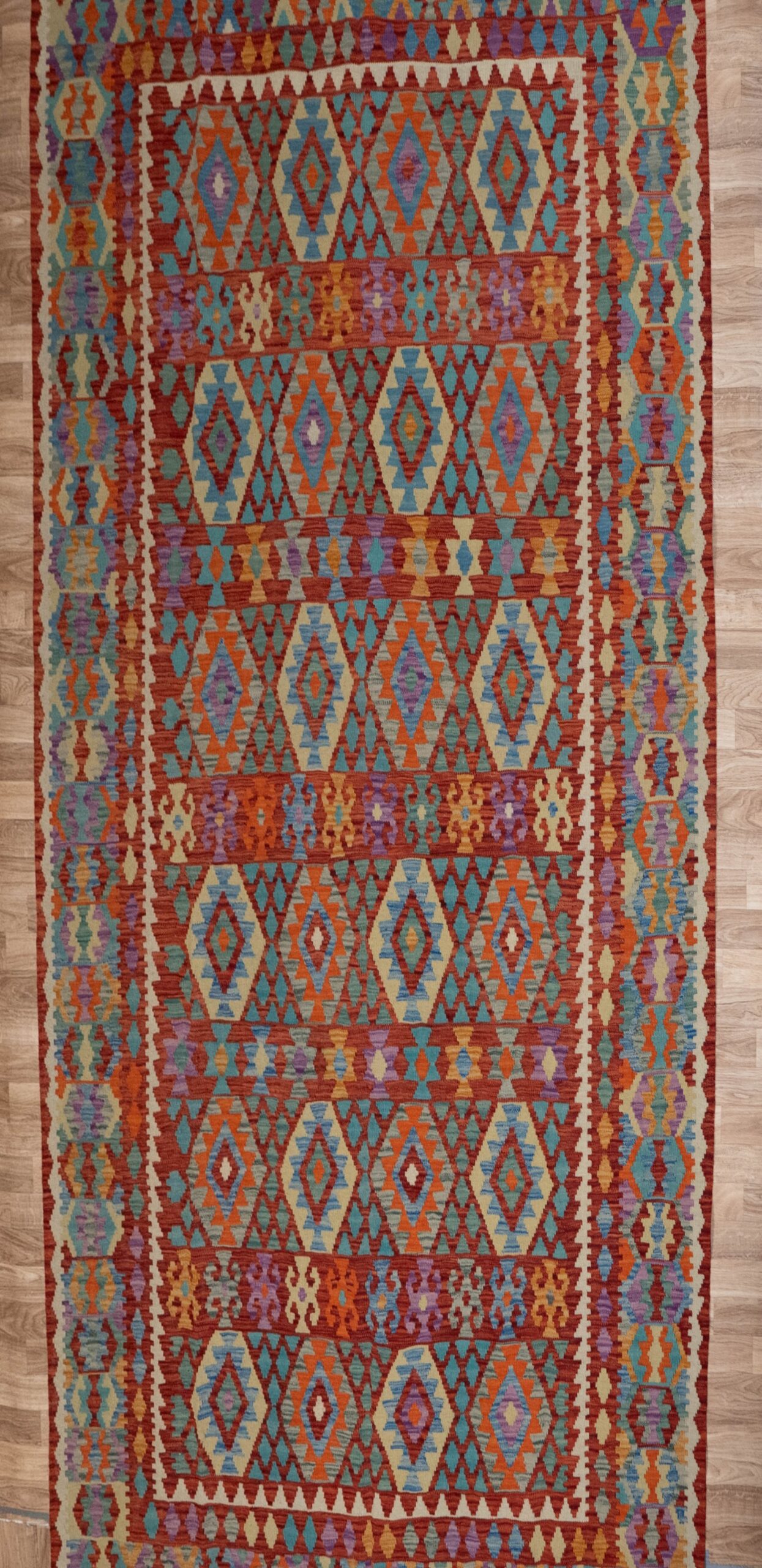 Kilim Wool Rug 6.7×9.10