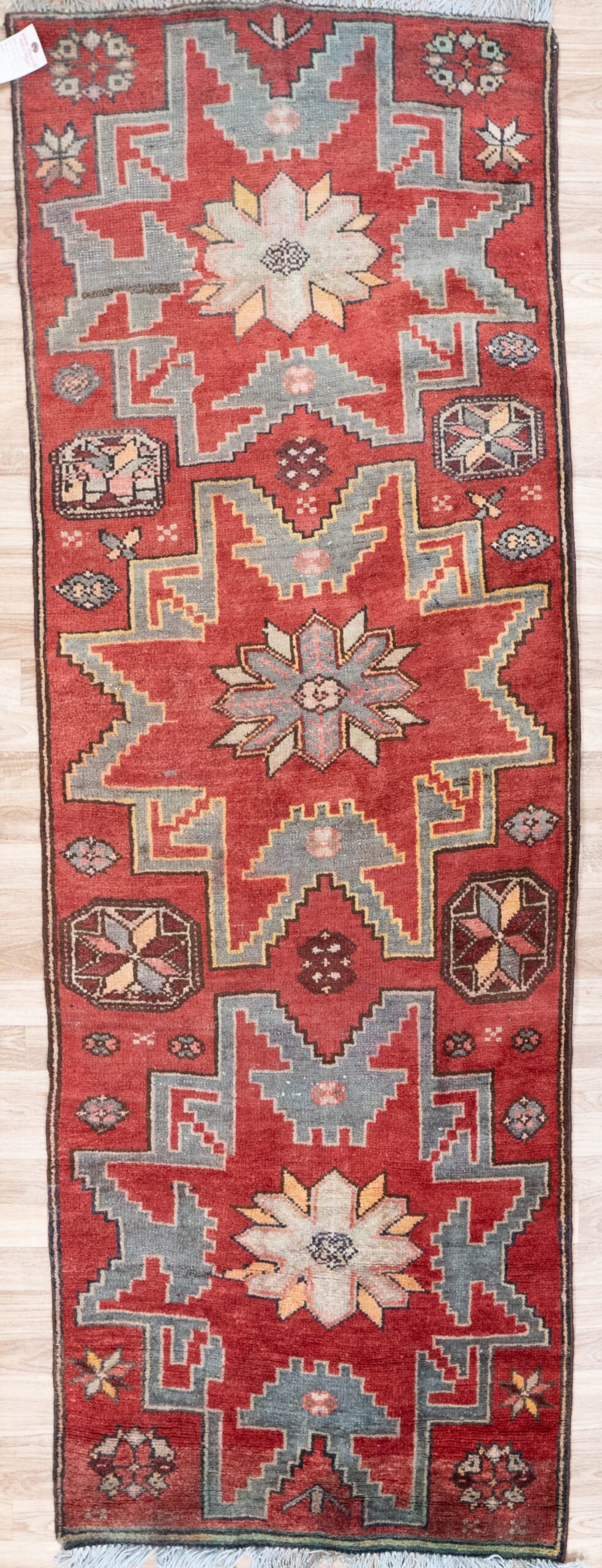 Vintage Hamadan Wool Rug 4.0×6.4