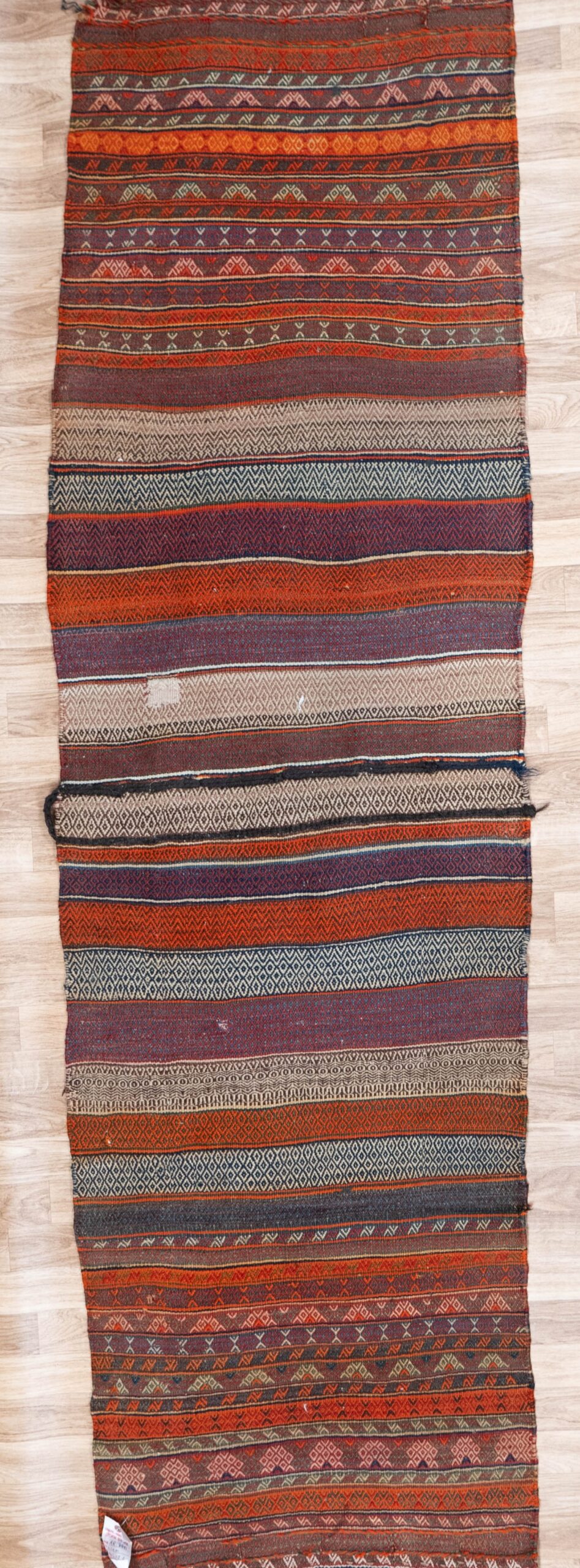 Kilim Wool Rug 2.4×7.6