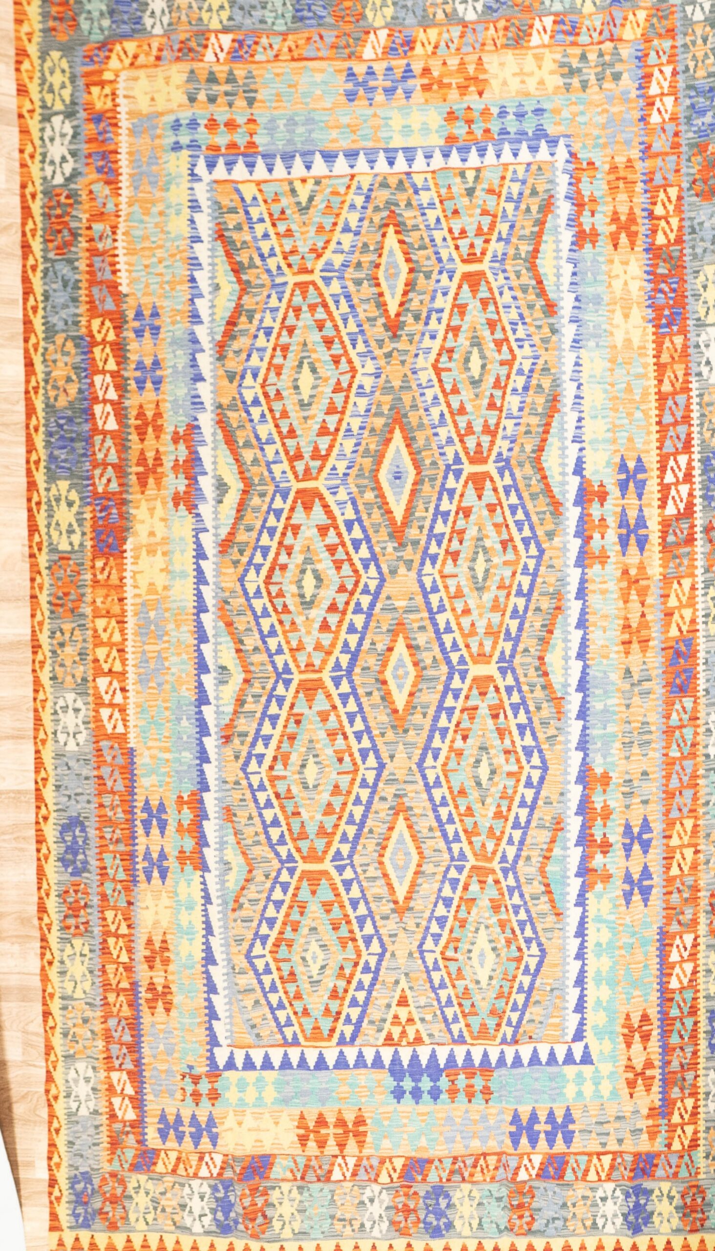 KIlim Wool Rug 6.9×9.1
