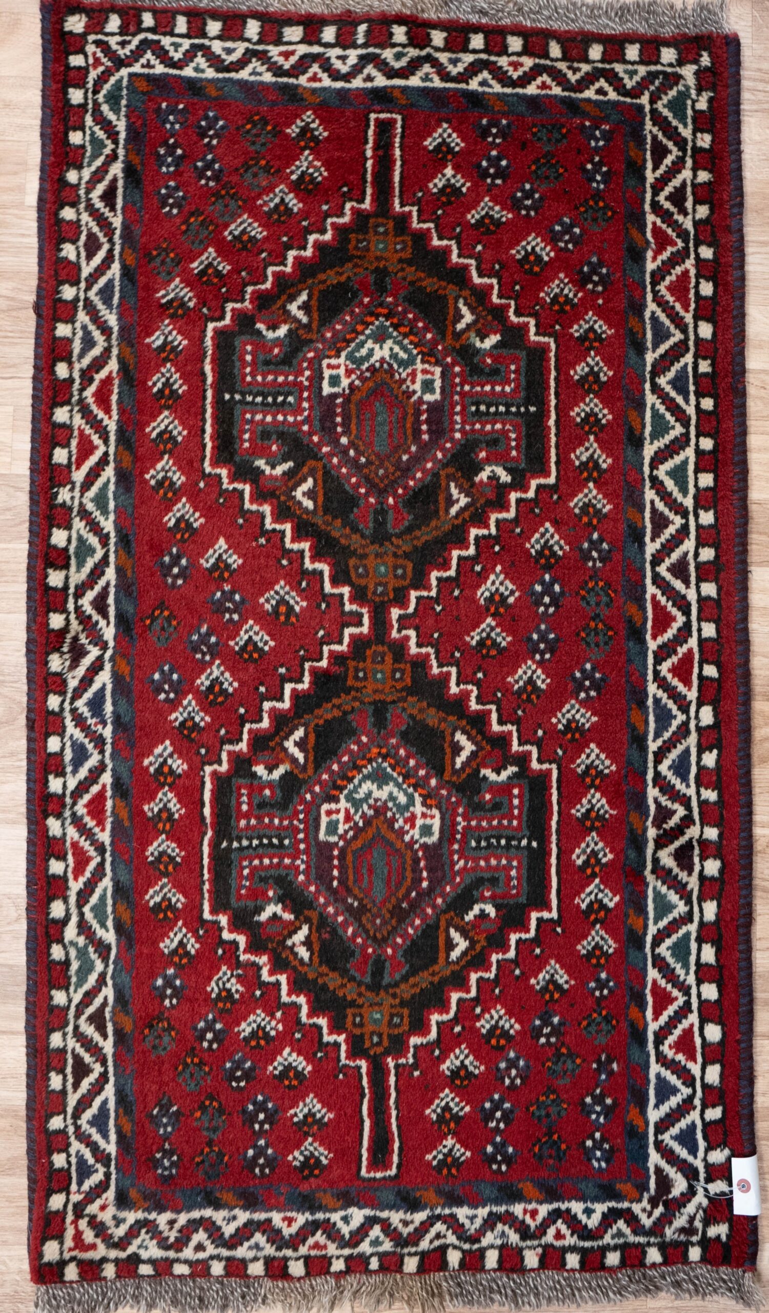 Tabriz Shiraz Wool Rug 2.6×4