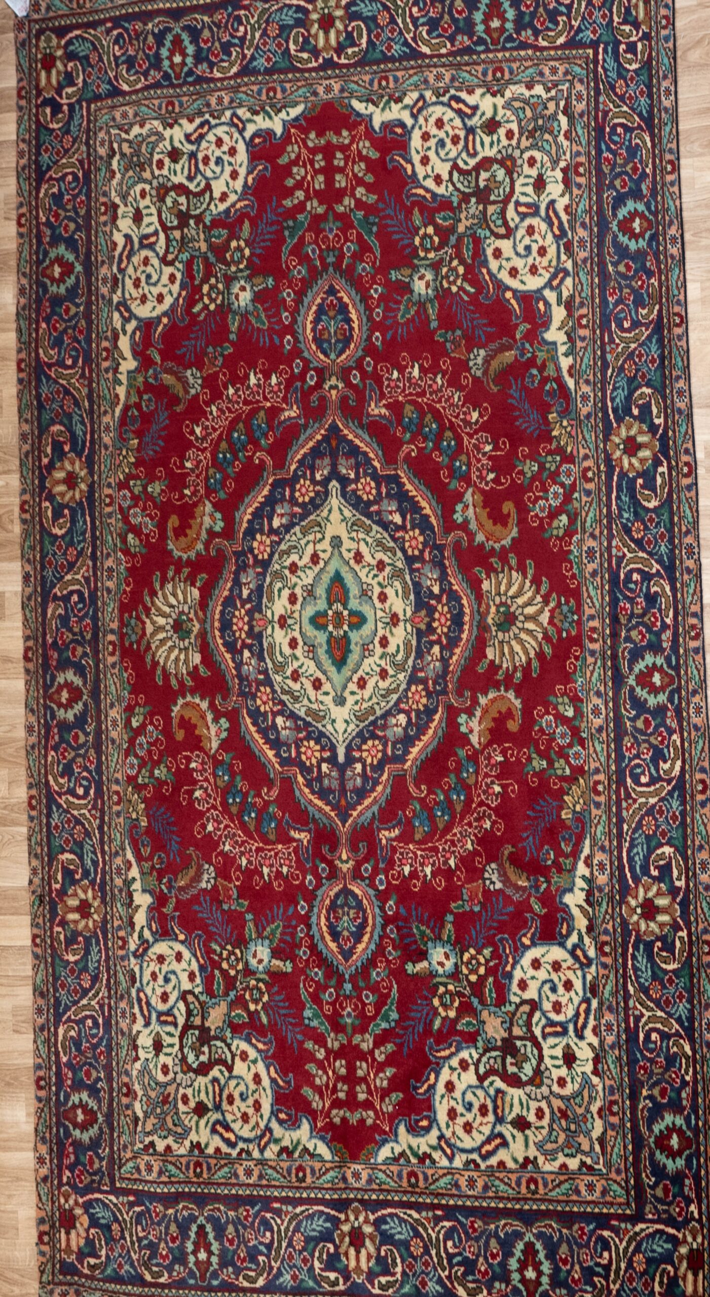 Tabriz Wool Rug 6.6×9.7