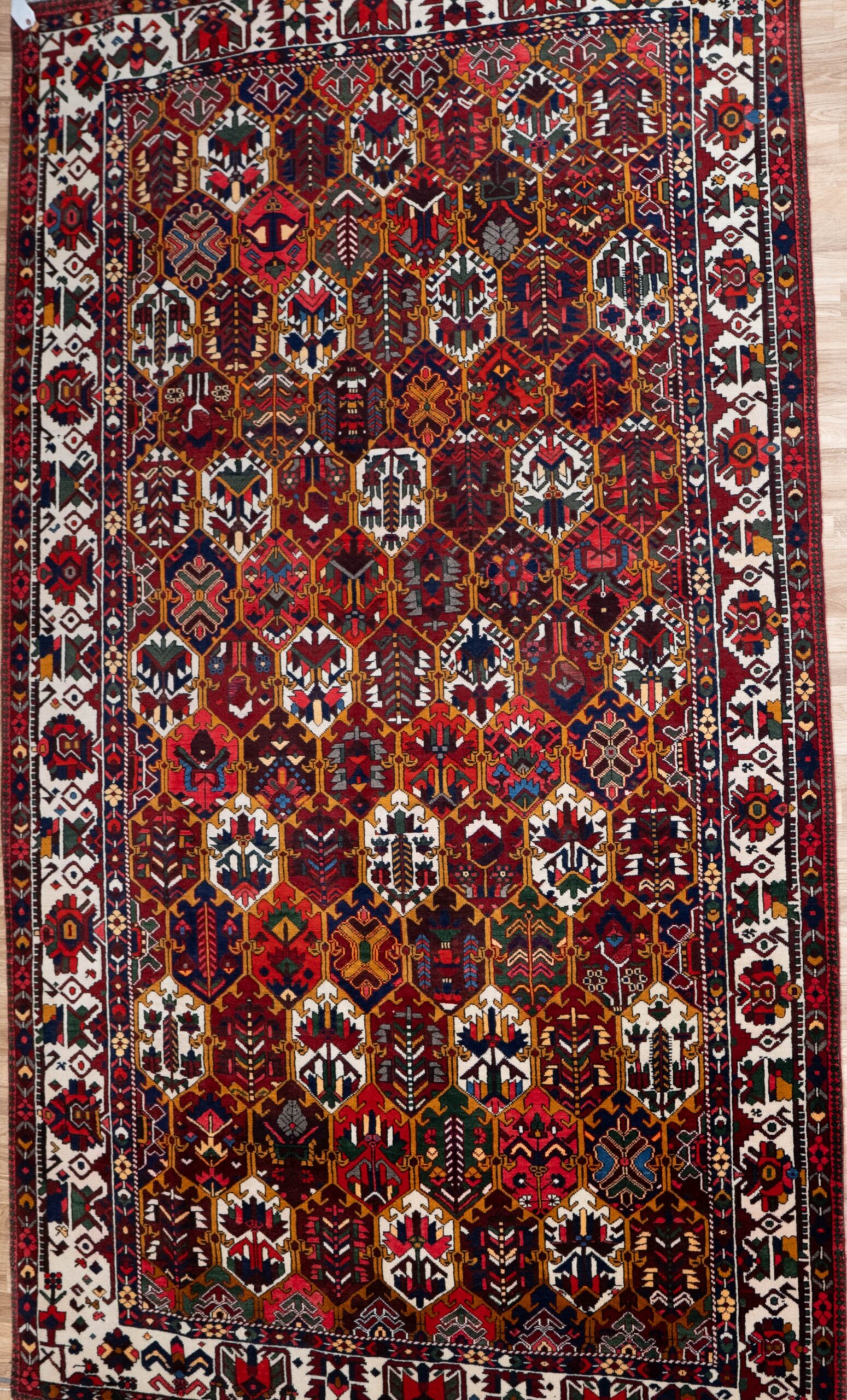 Bakhtiari Wool Rug 6.8×9.8