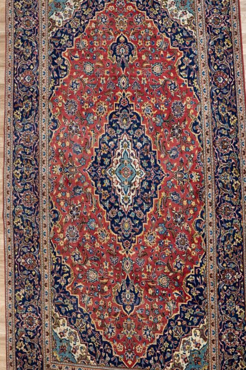 Kashan Wool Rug 6.8×9.8