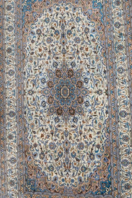 Kashan Wool Rug 6.6×9.6